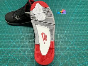 Nike_Air Jordan 4 RETRO系列丨黑红款式_008